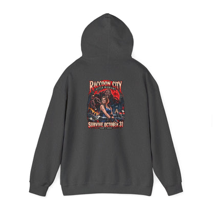 Raccoon City After Midnight Halloween Gildan 18500 Hoodie