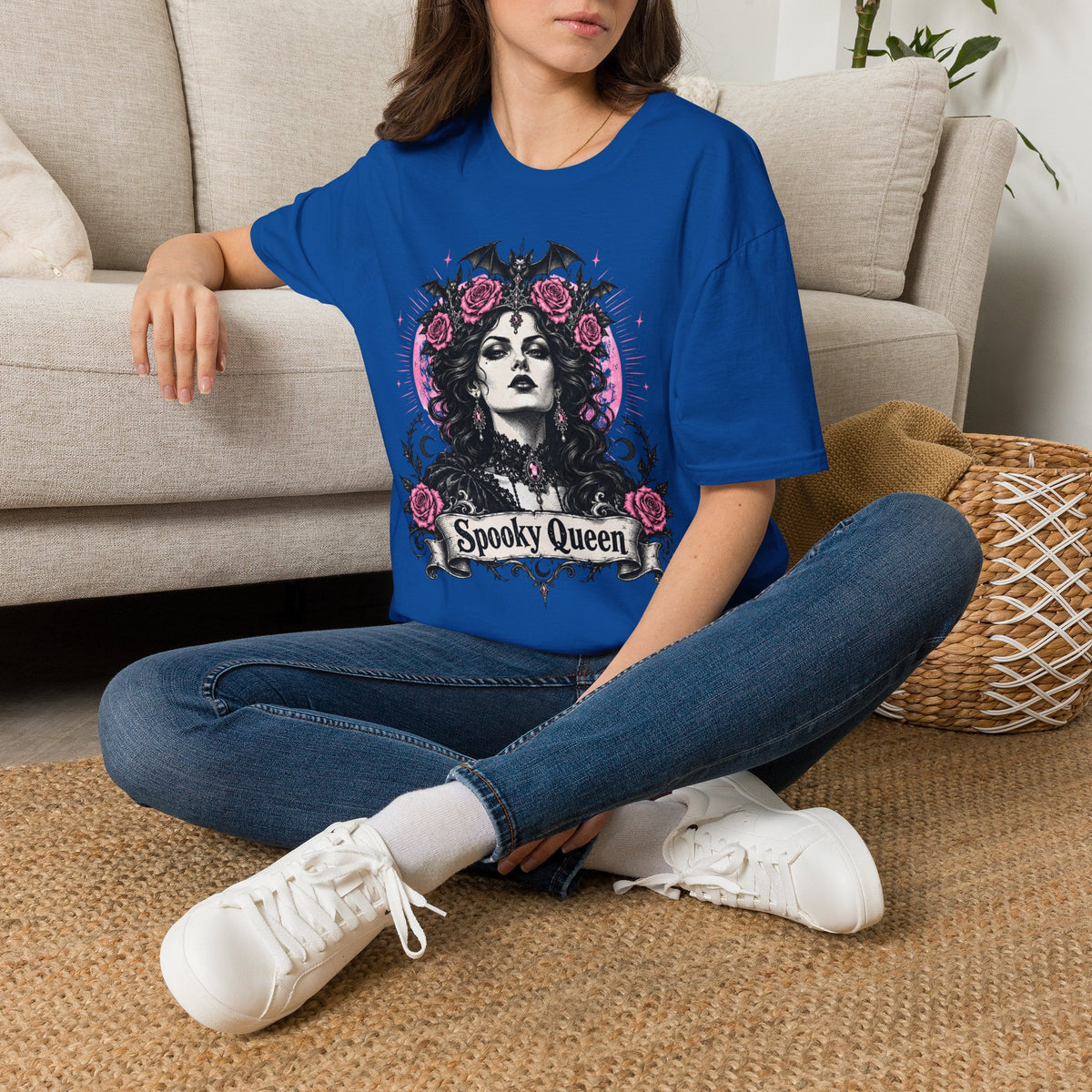 Pink Spooky Queen Pastel Gothic Glamour Witch T-Shirt
