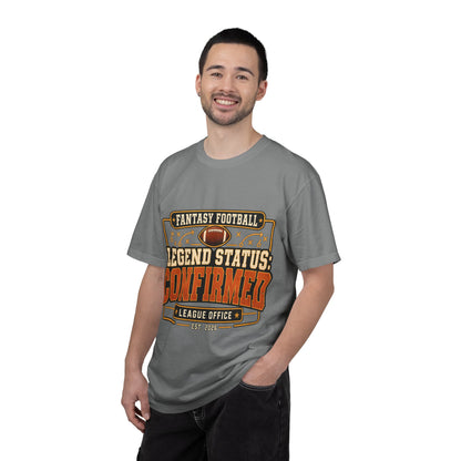Fantasy Football Legend Status Confirmed Comfort Colors Tee