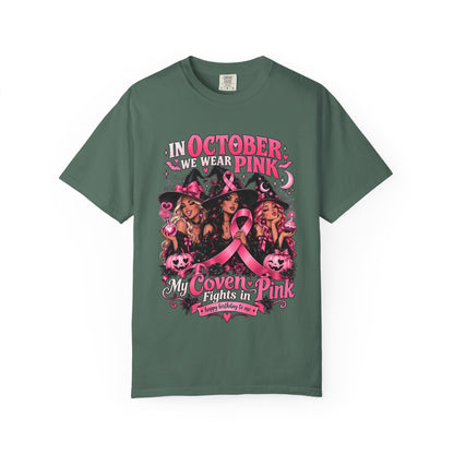 In October We Wear Pink My Coven Fights in Pink Tee