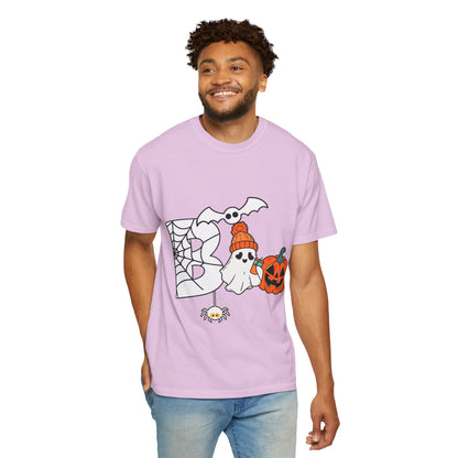 Cute Ghost Pumpkin Cozy Halloween Comfort Colors T-Shirt