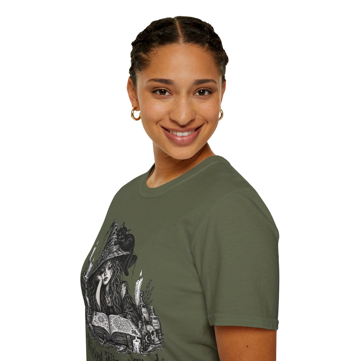 Wicked Wise & Tired Funny Exhausted Witch Mom T-Shirt