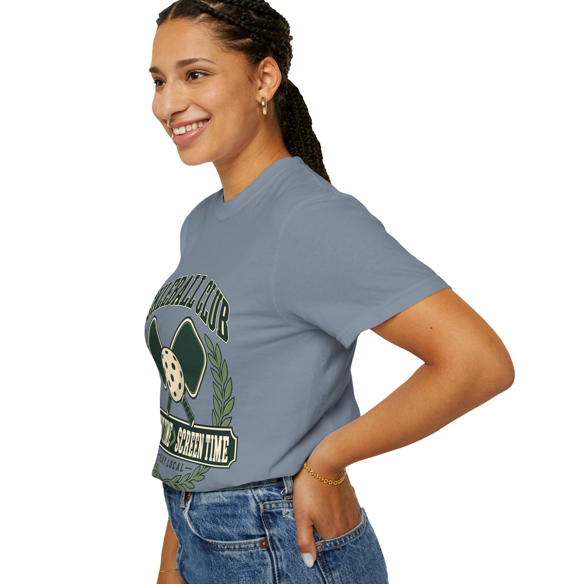 Pickleball Club Court Time Over Screen Time Comfort Colors Tee