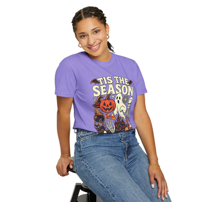 Tis the Season Spooky Halloween Comfort Colors Graphic Tee