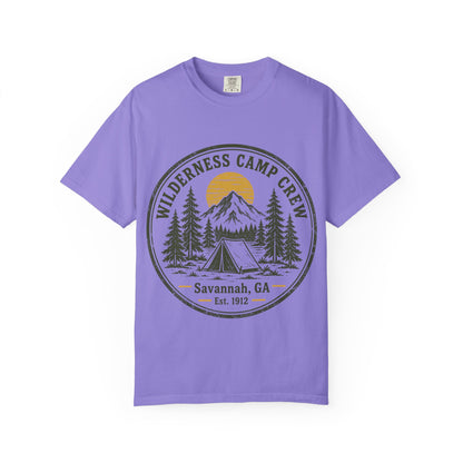 Wilderness Camp Crew Savannah GA Comfort Colors Tee