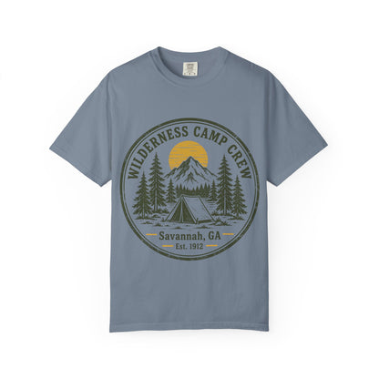 Wilderness Camp Crew Savannah GA Comfort Colors Tee