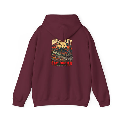 Welcome to Raccoon City Halloween 2026 Gildan 18500 Hoodie