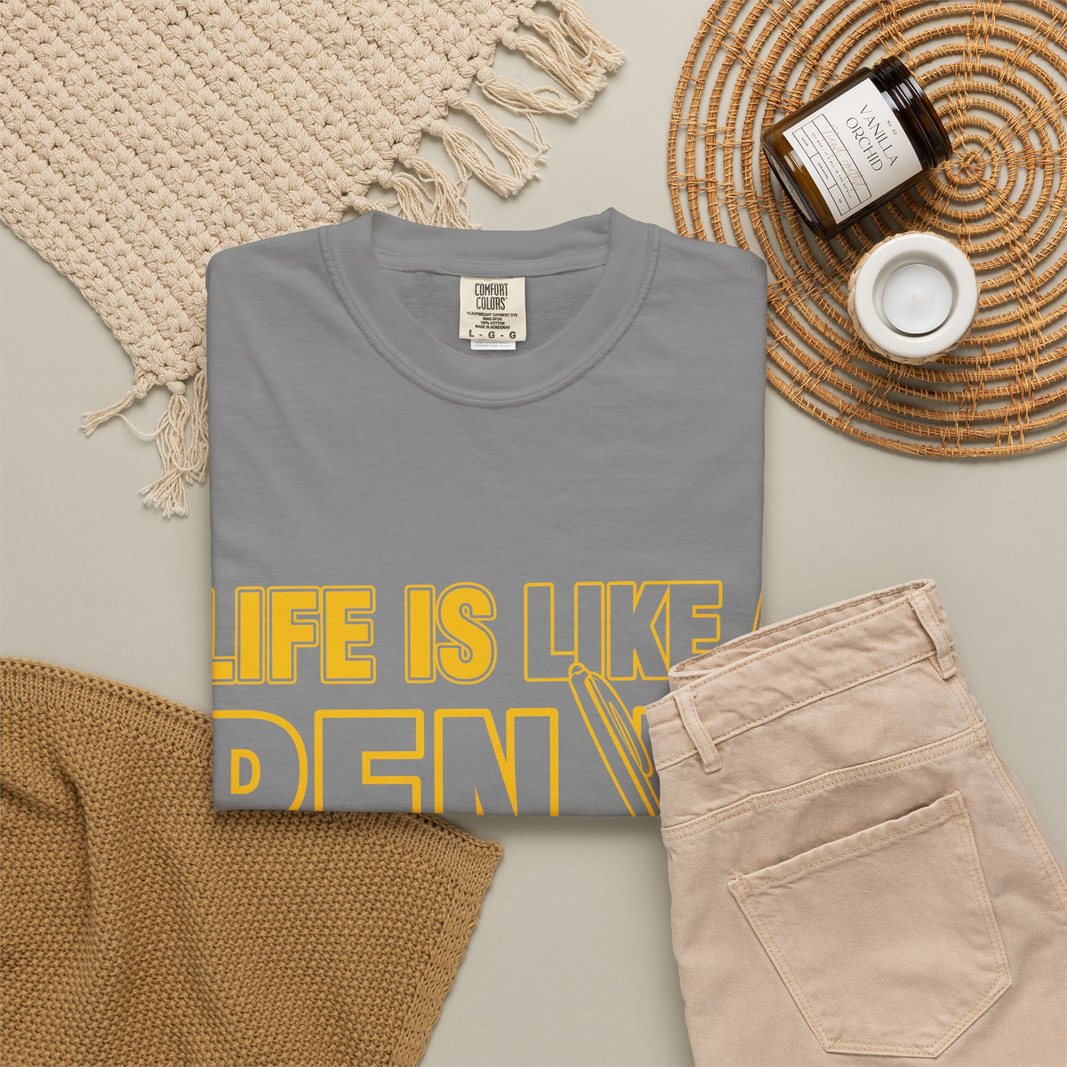 Life Is Like a Penis Adult Humor Comfort Colors T-Shirt