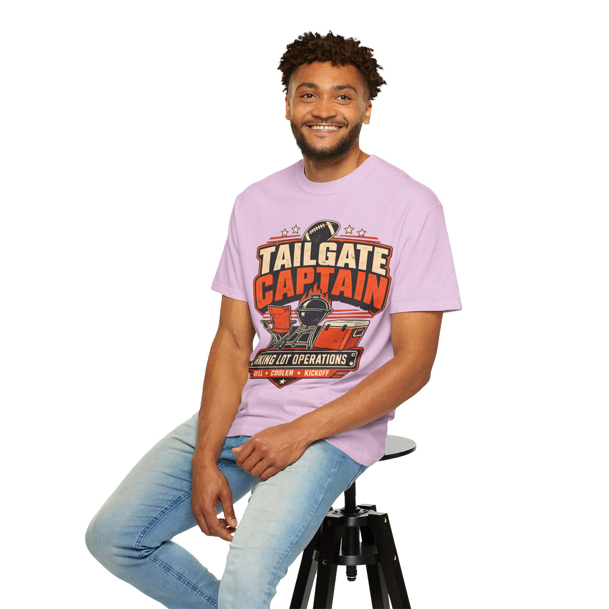 Tailgate Captain Football Game Day Comfort Colors T-Shirt