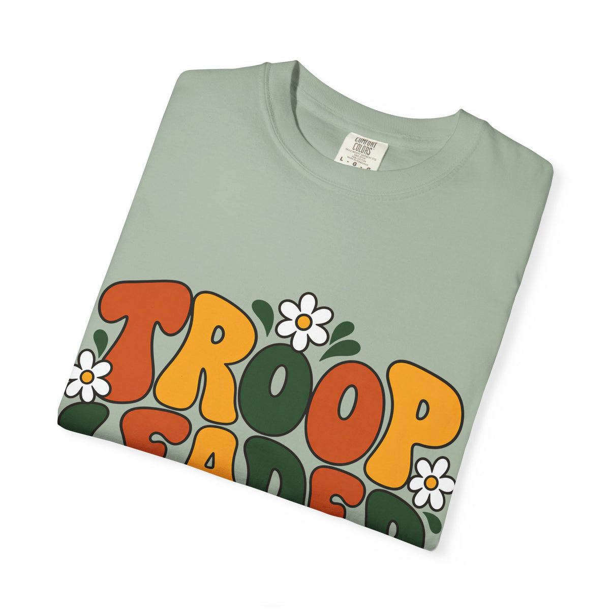 Troop Leader Coffee Campfires Chaos Comfort Colors Tee