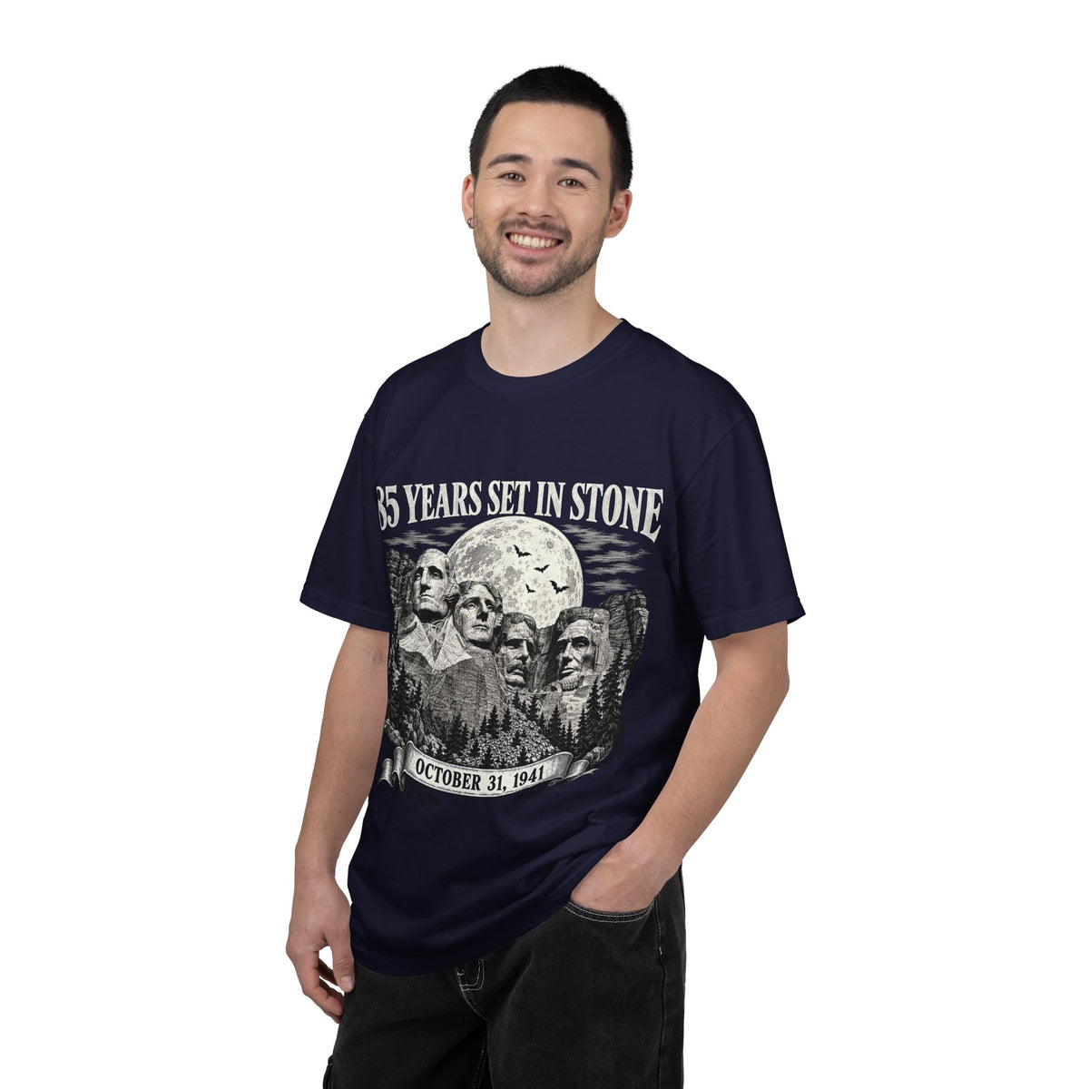 85 Years Set in Stone Mount Rushmore Comfort Colors Tee
