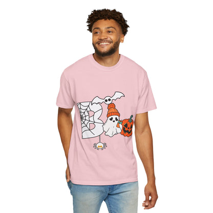 Cute Ghost Pumpkin Cozy Halloween Comfort Colors T-Shirt