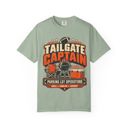 Tailgate Captain Football Game Day Comfort Colors T-Shirt