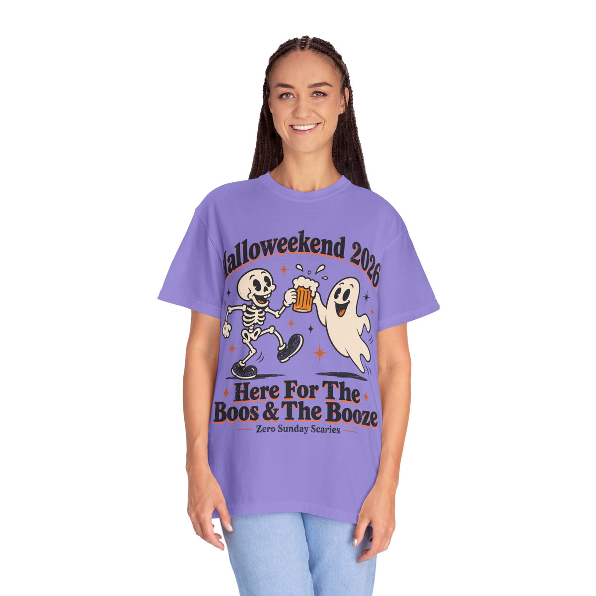 Halloweekend 2026 Boos & Booze Comfort Colors Tee