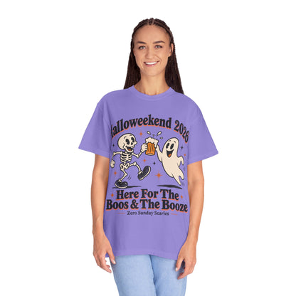 Halloweekend 2026 Boos & Booze Comfort Colors Tee