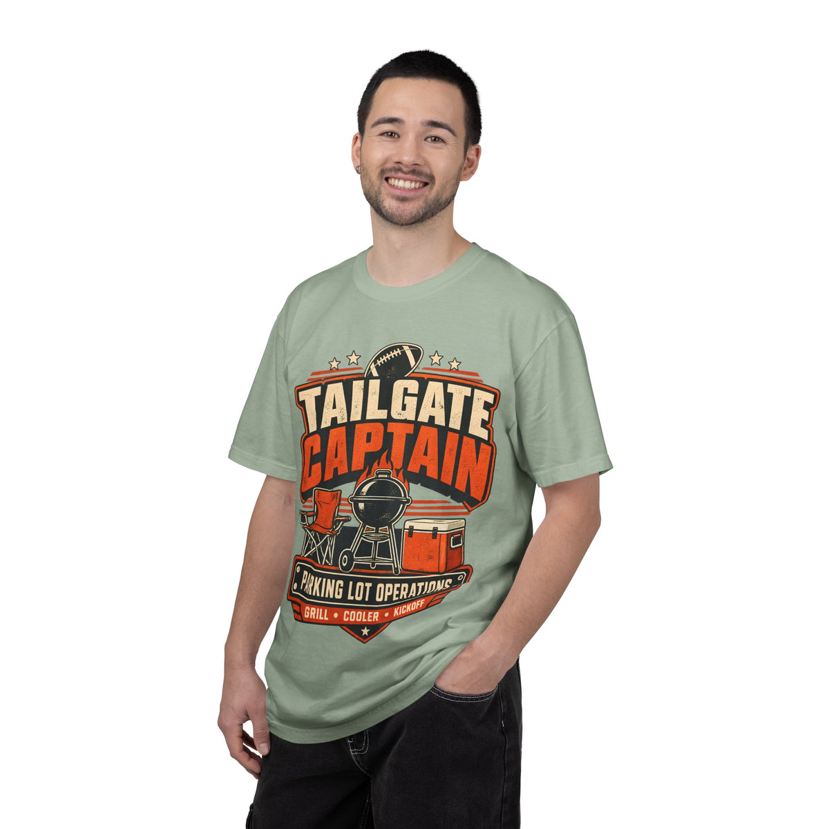 Tailgate Captain Football Game Day Comfort Colors T-Shirt