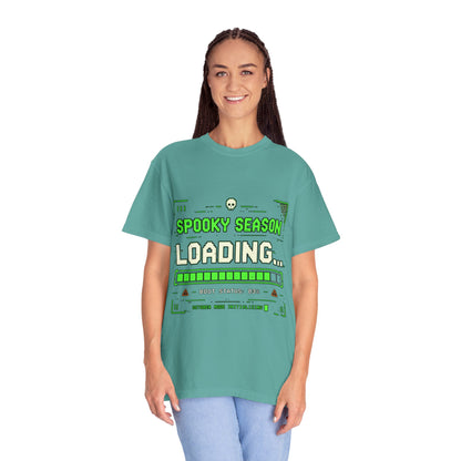 Spooky Season Loading Gamer Halloween Comfort Colors Tee