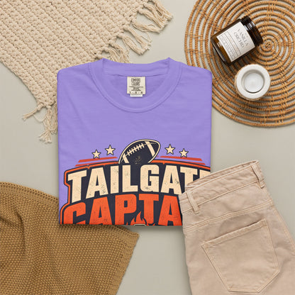 Tailgate Captain Football Game Day Comfort Colors T-Shirt