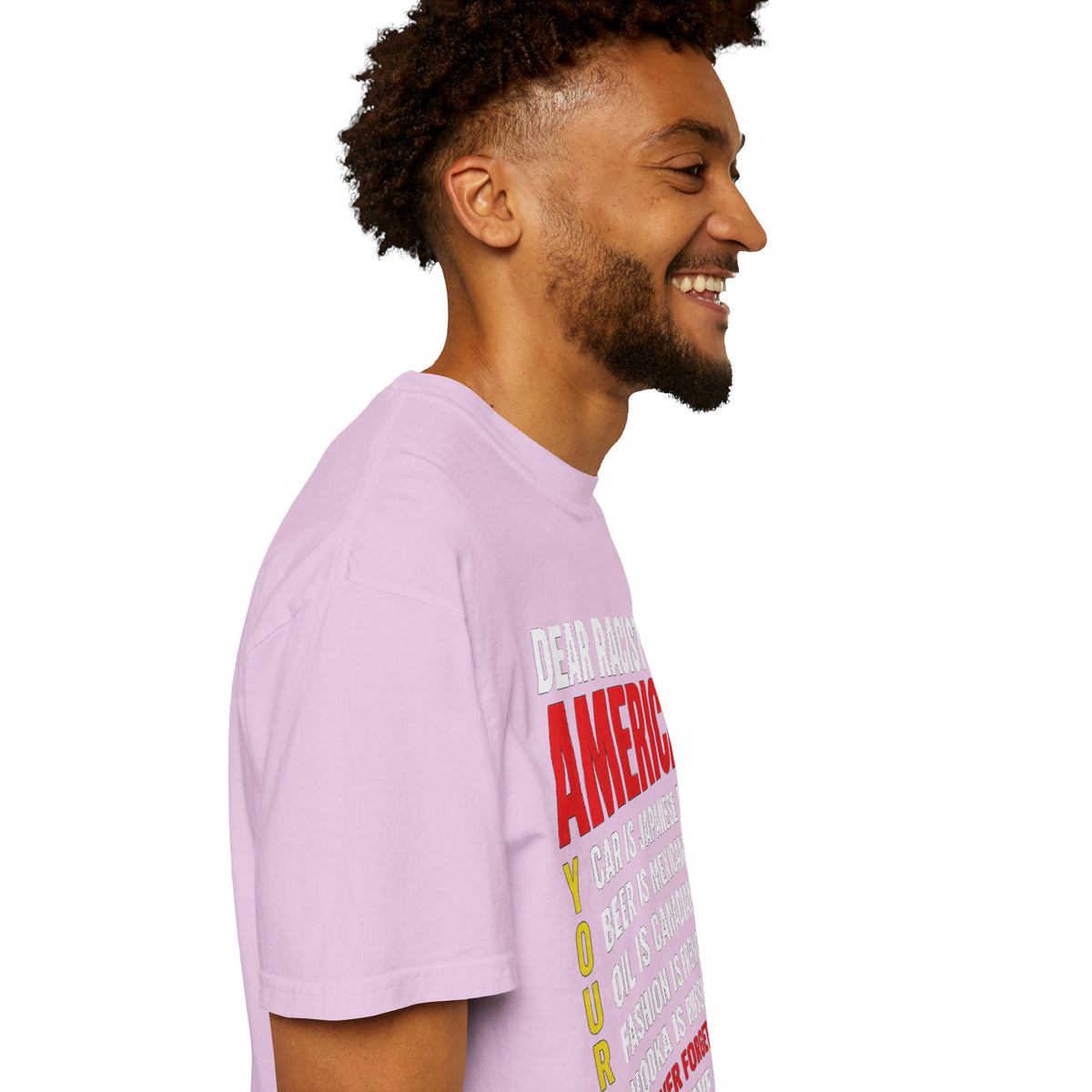 Dear Racists in America Anti-Racism Comfort Colors Tee