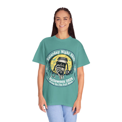 Saturday Night Shift Halloween 2026 Comfort Colors Tee