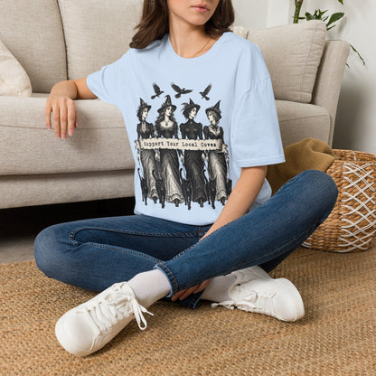 Support Your Local Coven Feminist Witch T-Shirt