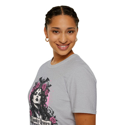 Pink Spooky Queen Pastel Gothic Glamour Witch T-Shirt
