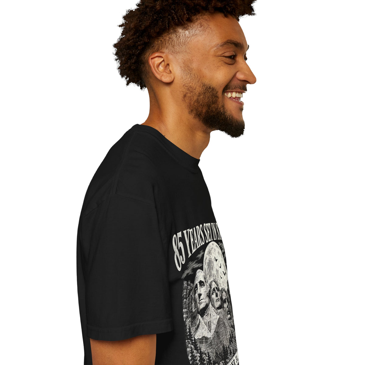 85 Years Set in Stone Mount Rushmore Comfort Colors Tee