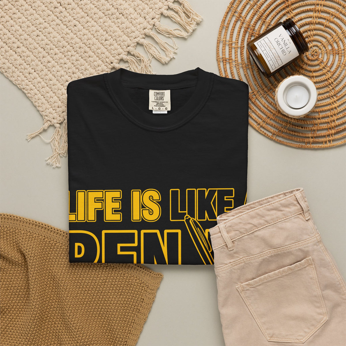 Life Is Like a Penis Adult Humor Comfort Colors T-Shirt