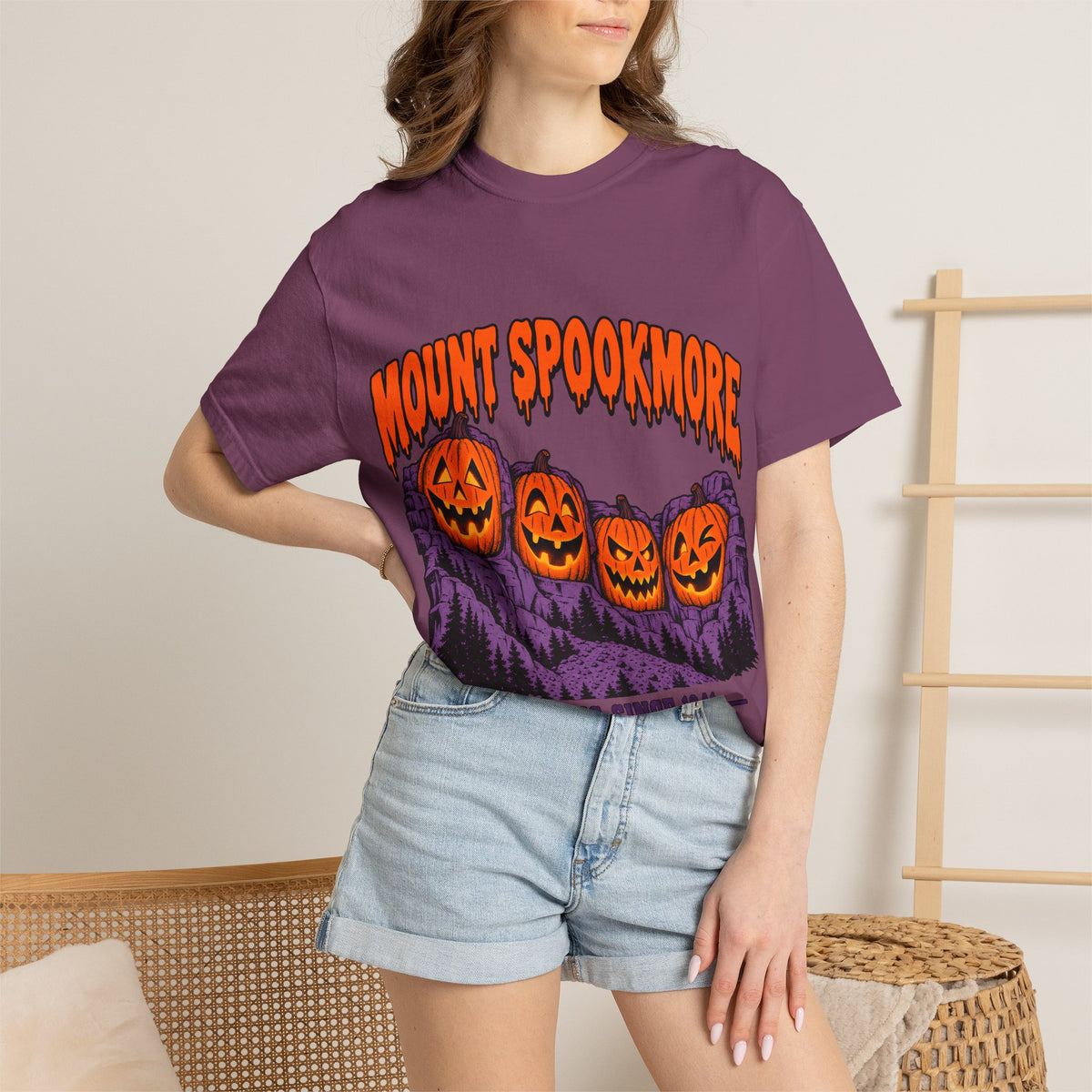 Mount Spookmore Halloween Comfort Colors T-Shirt