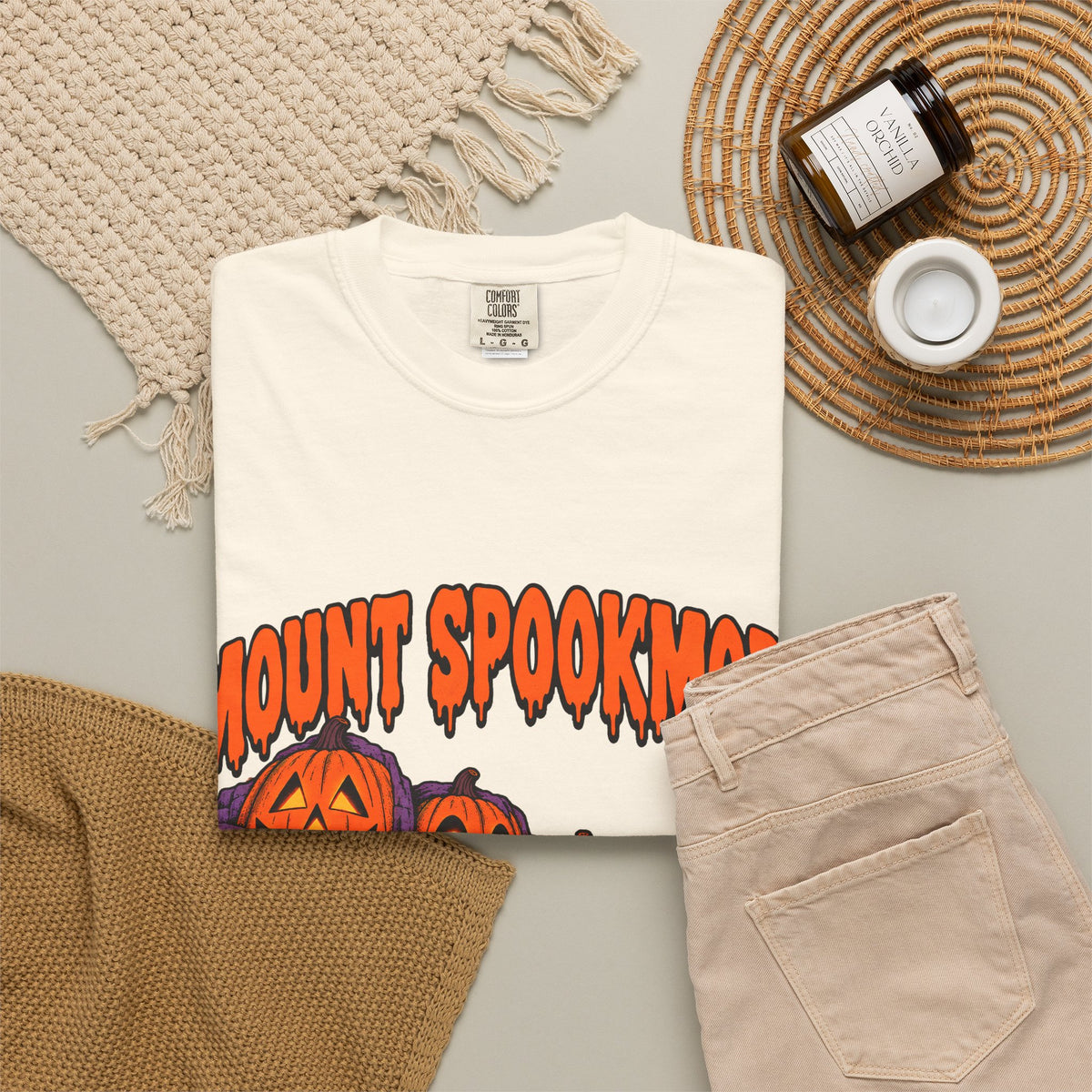 Mount Spookmore Halloween Comfort Colors T-Shirt