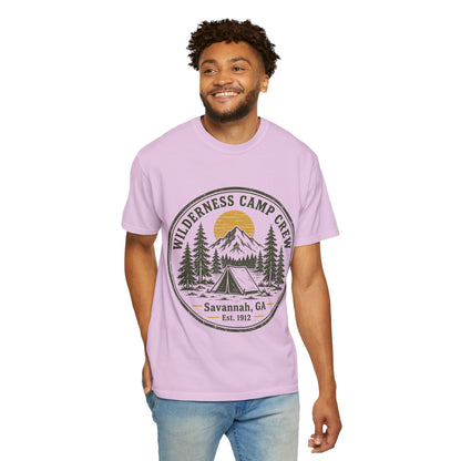 Wilderness Camp Crew Savannah GA Comfort Colors Tee