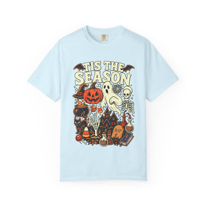 Tis the Season Spooky Halloween Comfort Colors Graphic Tee