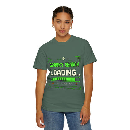 Spooky Season Loading Gamer Halloween Comfort Colors Tee
