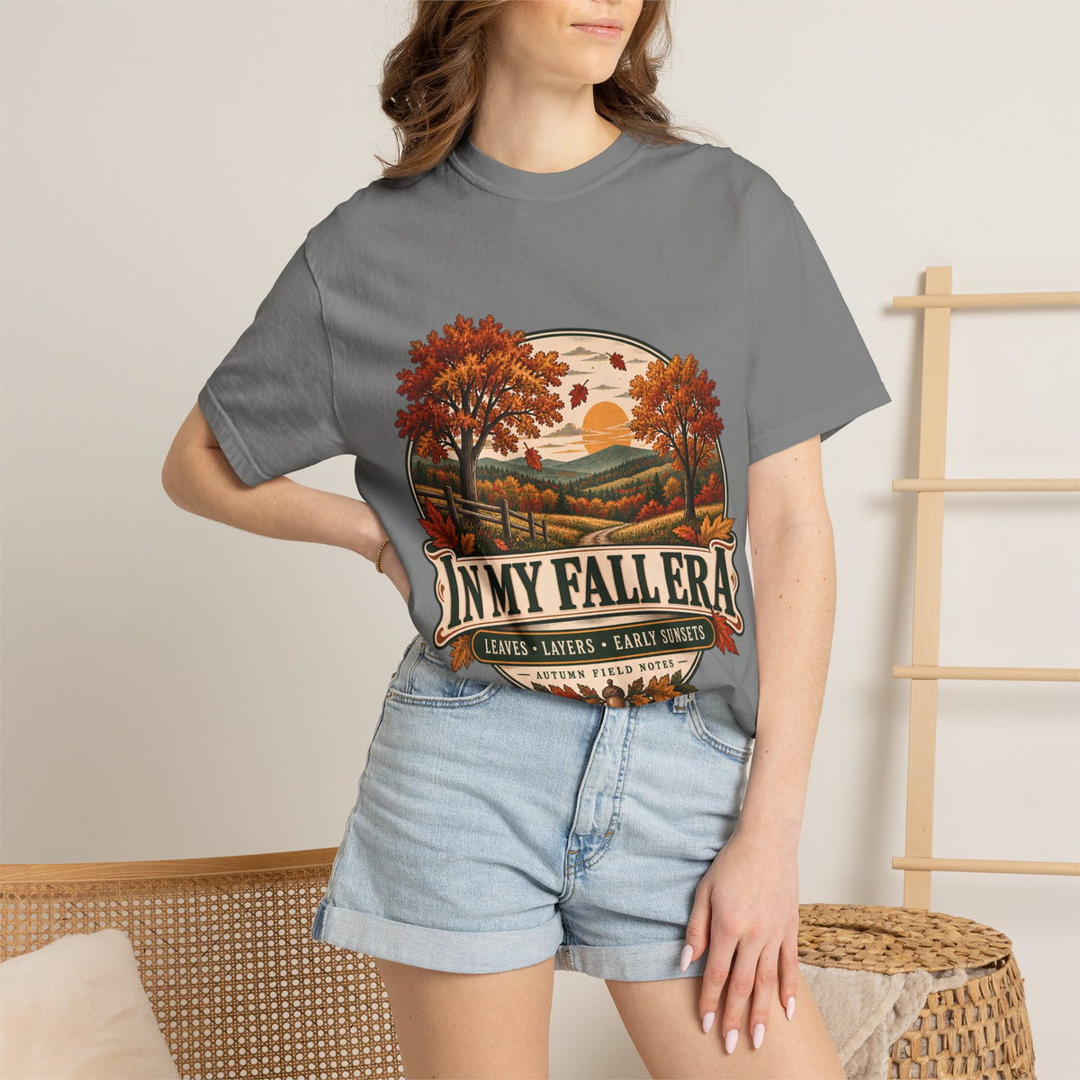 In My Fall Era Autumn Comfort Colors Graphic T-Shirt