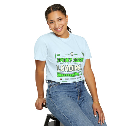 Spooky Season Loading Gamer Halloween Comfort Colors Tee