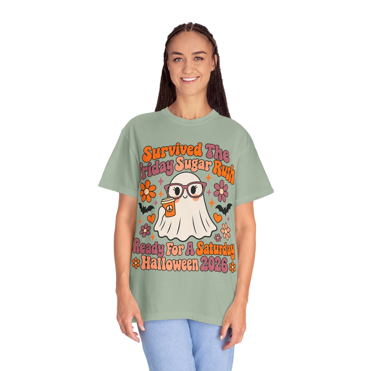 Friday Sugar Rush Halloween 2026 Comfort Colors Tee