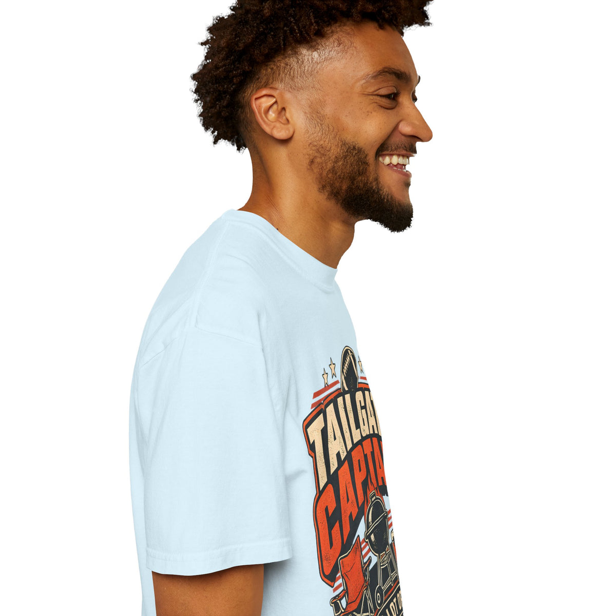Tailgate Captain Football Game Day Comfort Colors T-Shirt