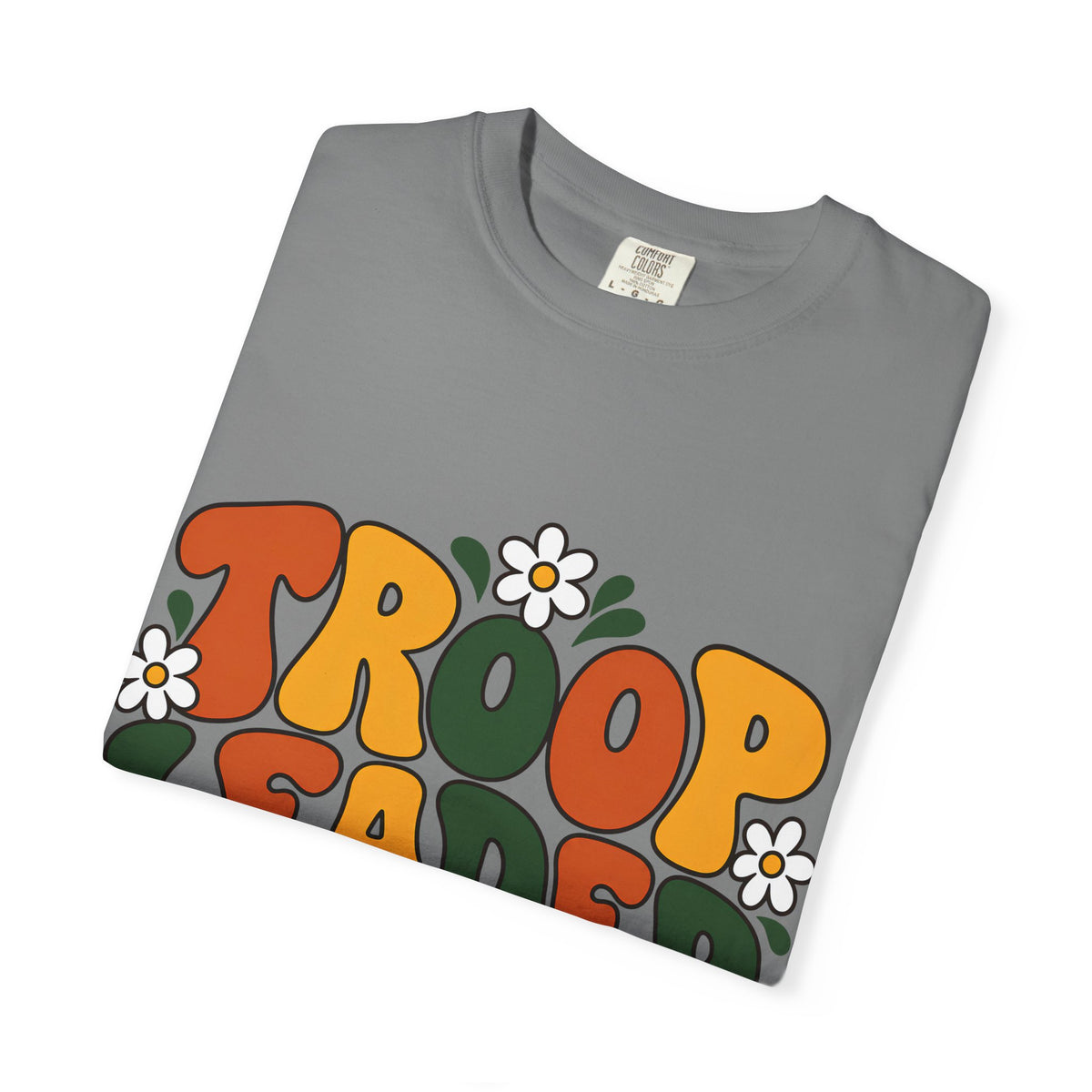 Troop Leader Coffee Campfires Chaos Comfort Colors Tee